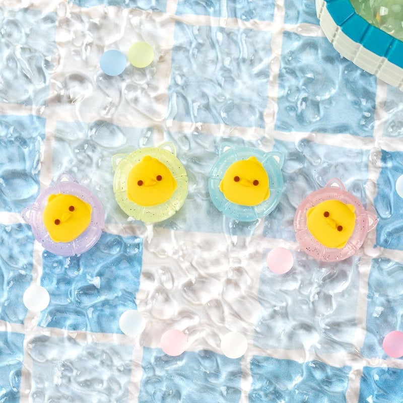 FlyingMage Swimming Duck Switch 2 Joycon Thumb Grips Caps, 4 PCS Cute Kawaii 3D Silicone Analog Thumbstick Button Cover for NS Switch 2 Joystick Caps - Image 5